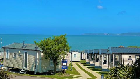 sea views from static caravans in Westward Ho!