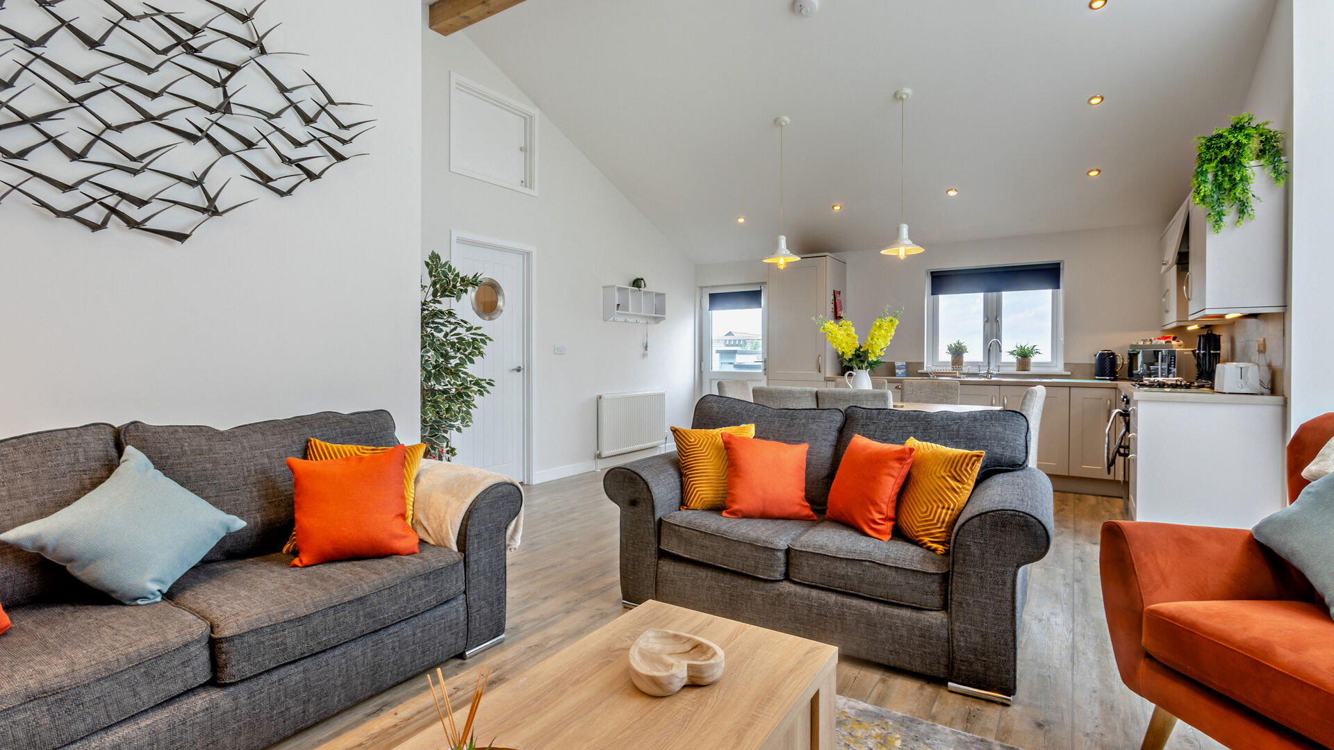 lounge area at the Breakwater Apartment